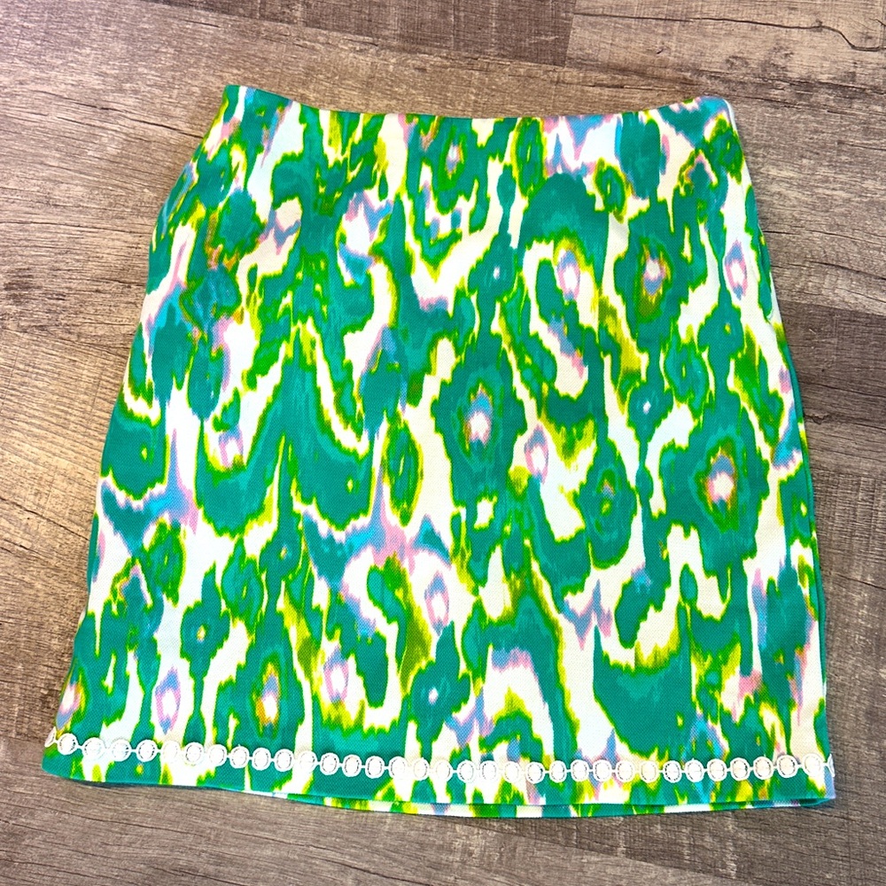 Belle by Kim Gravel Ikat Print Skort - Size XXS